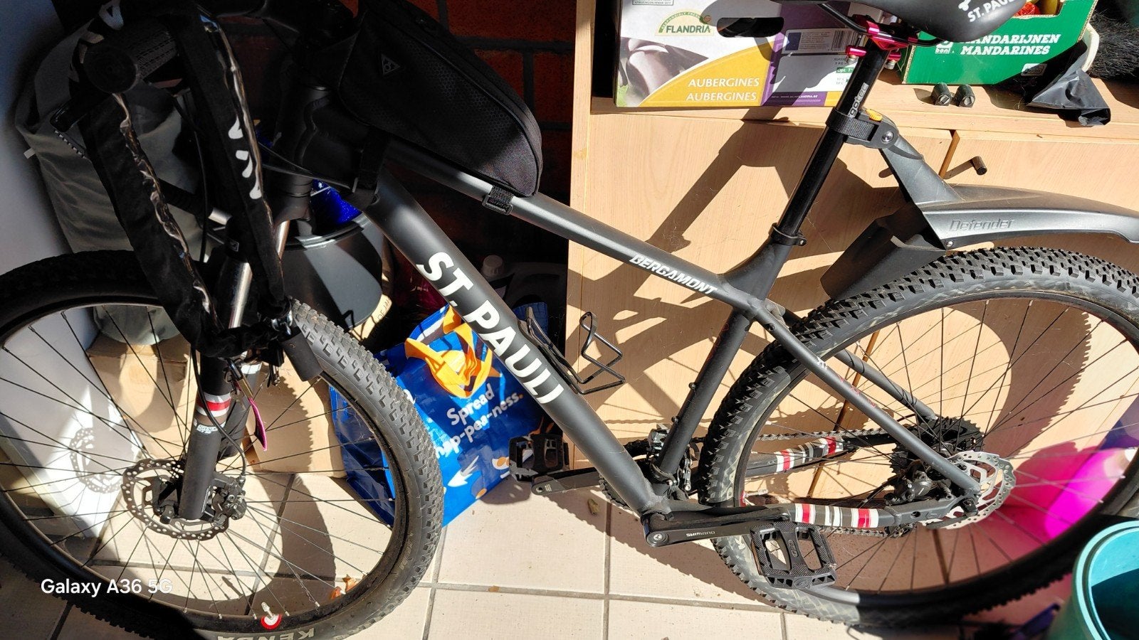 moutenbike, Ophalen