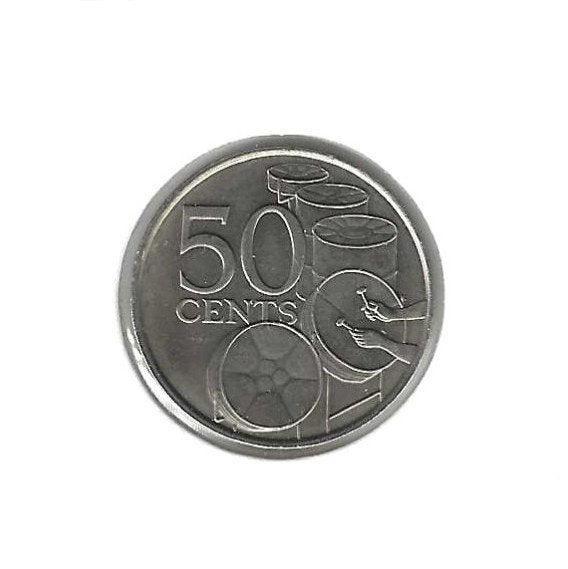 Trinitad & Tobago, 50 Cents 1978., Ophalen of Verzenden, Noord-Amerika, Losse munt