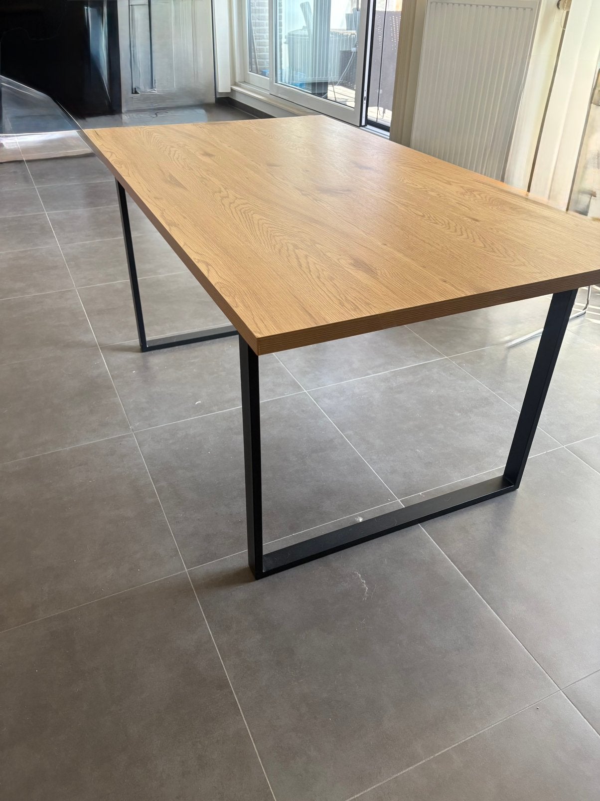 Eettafel- passen 6stoelen rond, Huis en Inrichting, Tafels | Eettafels, Ophalen, Gebruikt, 50 tot 100 cm, Vijf personen of meer
