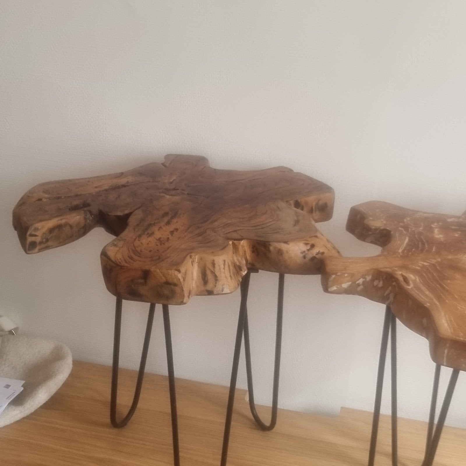 Tafeltjes - bijzettafel hout klein hout - 20 eur of bieden, Huis en Inrichting, Ophalen, Hout