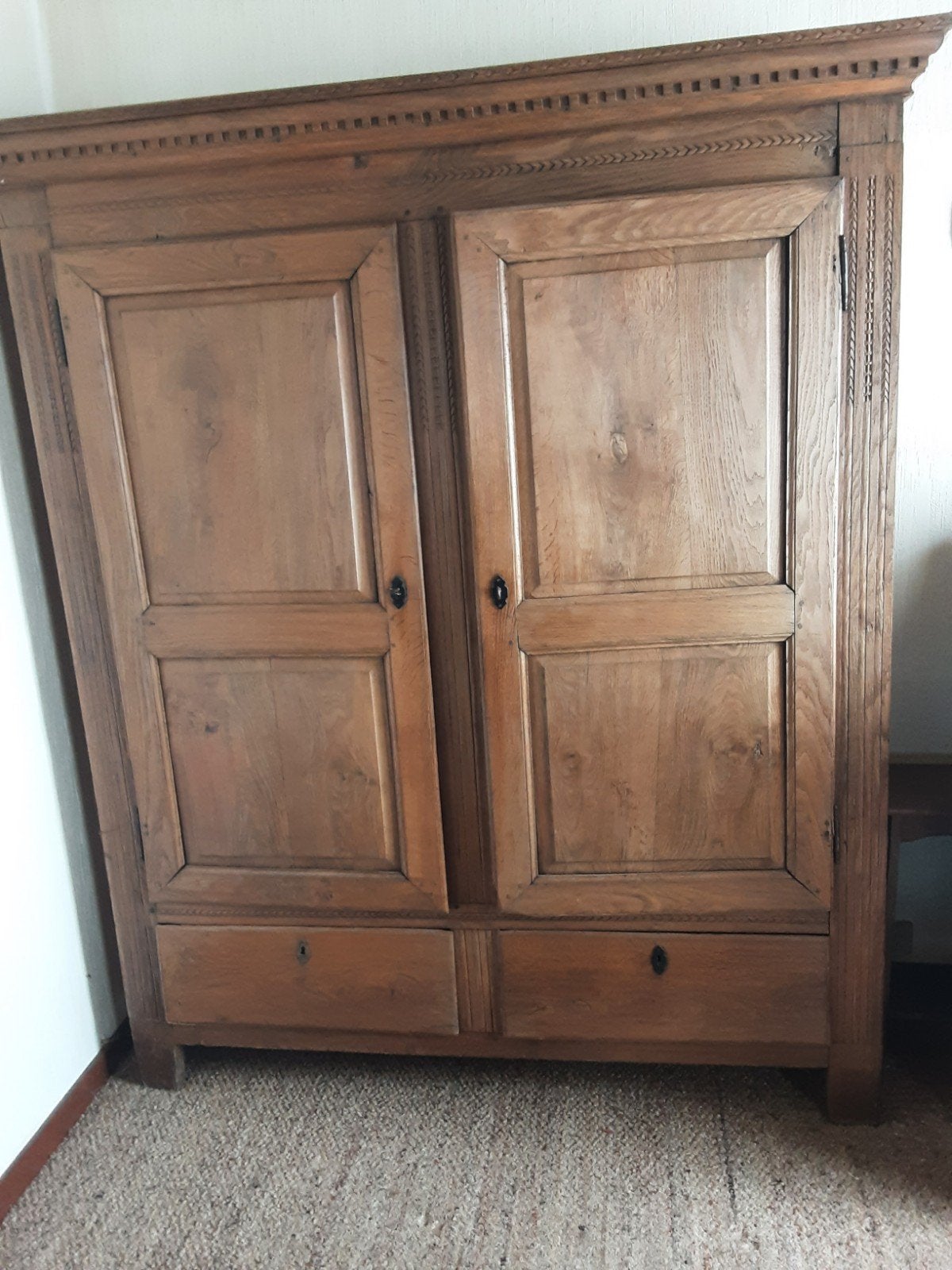 Eiken kast 2x1.50m, Enlèvement