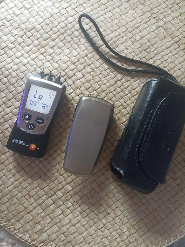 Testo 606-2 professionele vochtmeter — hout en materialen, Ophalen of Verzenden, Gebruikt, Overige typen