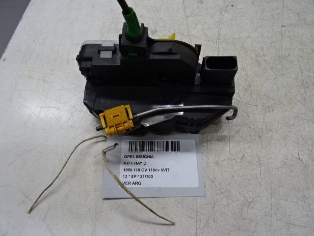 SERRURE DE PORTE ARRIÈRE GAUCHE Opel Insignia (30238881), Utilisé, Arrière, Opel