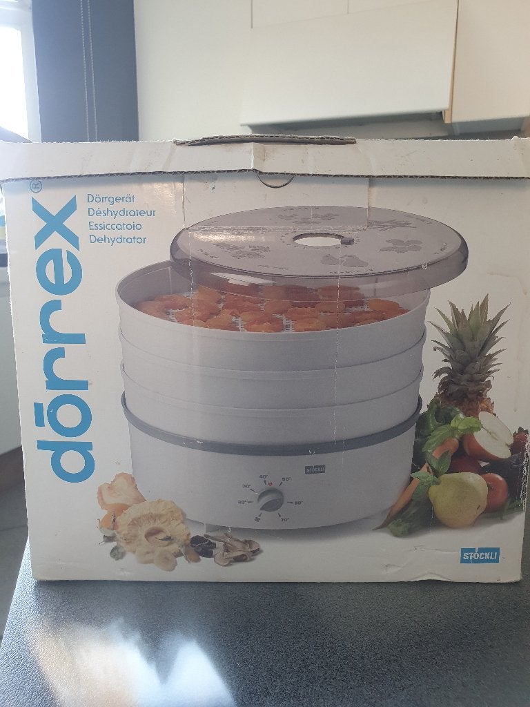 Stockli Dōrrex dehydrator - onderdelen, Huis en Inrichting, Ophalen, Kunststof, Grijs, Overige merken
