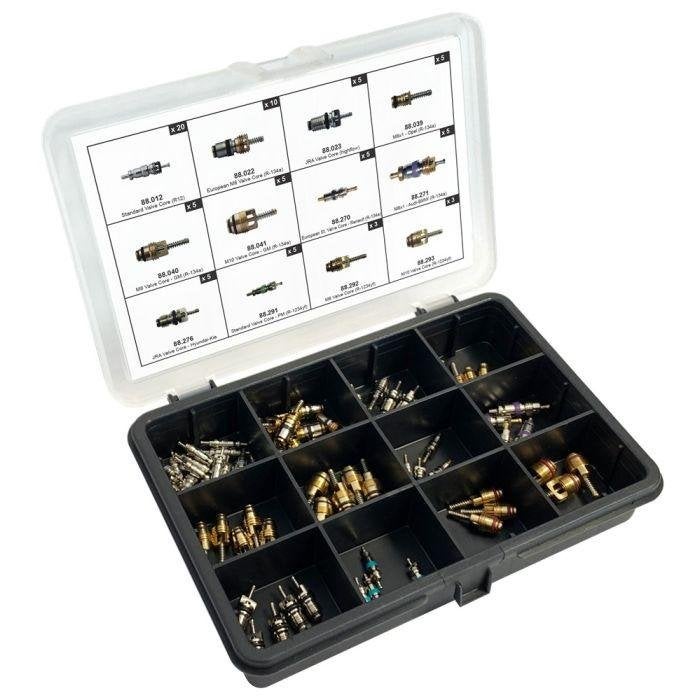 Elke Airco ventiel assortiment 76-delig – 88.205, Auto diversen, Ophalen, Nieuw