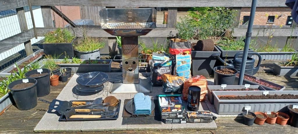 Barbecue + alle toebehoren, Jardin & Terrasse, Enlèvement
