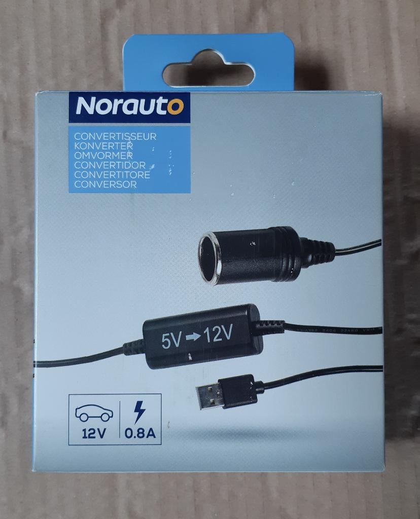 Convertisseur USB vers prise allume-cigare, Enlèvement ou Envoi, Neuf