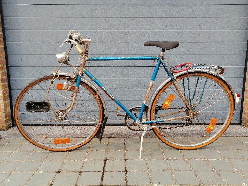 Herenfiets met 3 versnellingen, Fietsen en Brommers, Gebruikt, Velgrem, Versnellingen, Ophalen