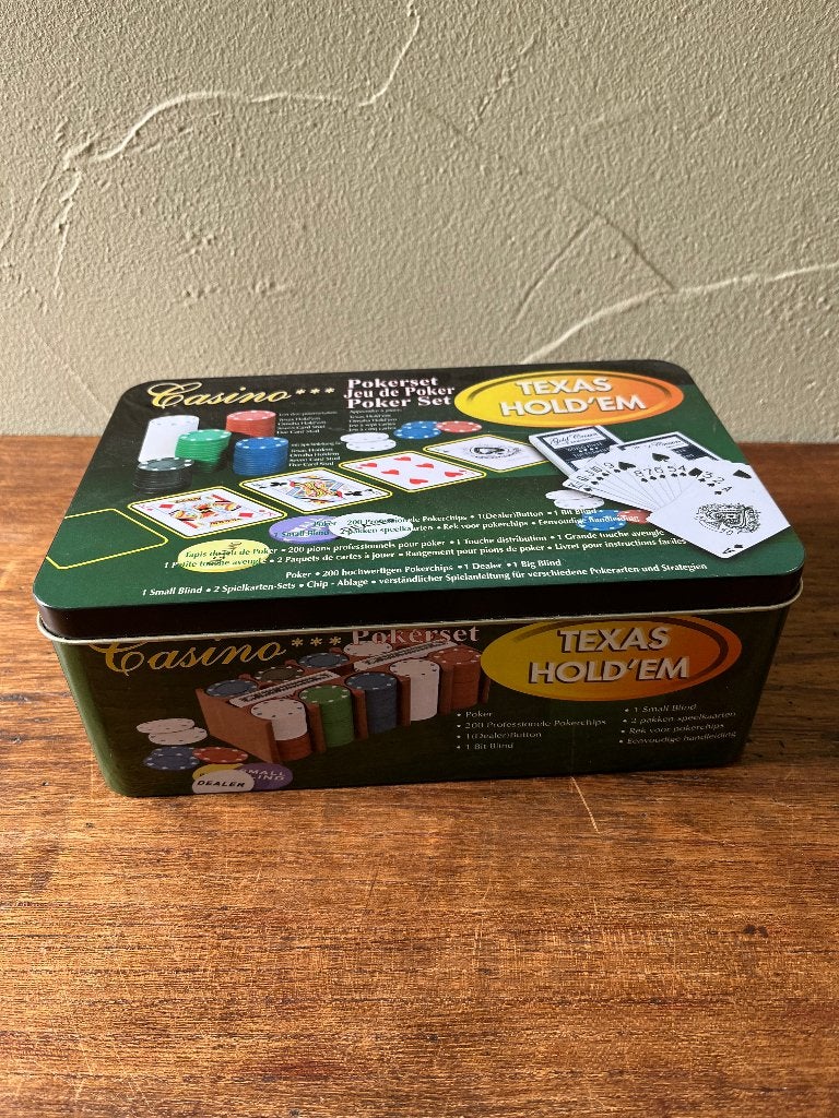 Spel Pokerset, Hobby en Vrije tijd, Ophalen, Nieuw