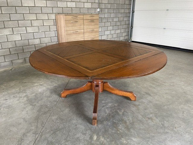 Mooie eetkamertafel rond/vierkant, Ophalen, Gebruikt, Overige vormen
