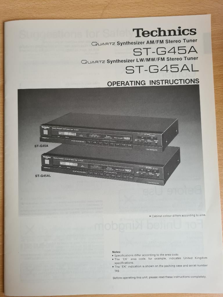 Tuner FM MW LM TECHNICS ST-G45AL (en parfait état), Enlèvement, Comme neuf