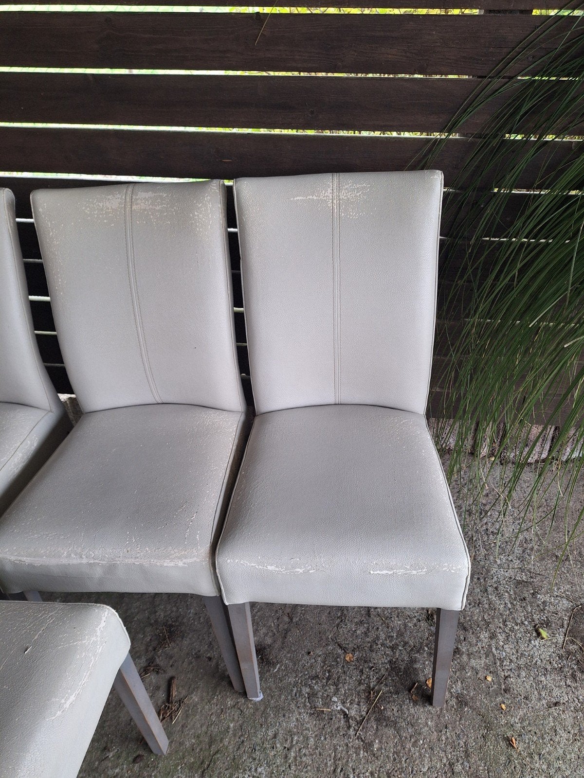 4 stoelen, Huis en Inrichting, Ophalen, Kunststof, Gebruikt, Overige kleuren