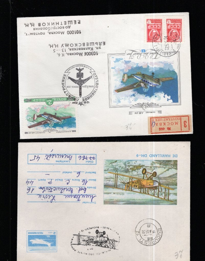 lot de premiers vols et vols spéciaux, Timbres & Monnaies, Envoi
