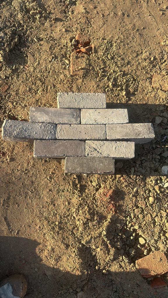 Oude Kleiklinkers Dikformaat, Tuin en Terras, Ophalen, Zo goed als nieuw