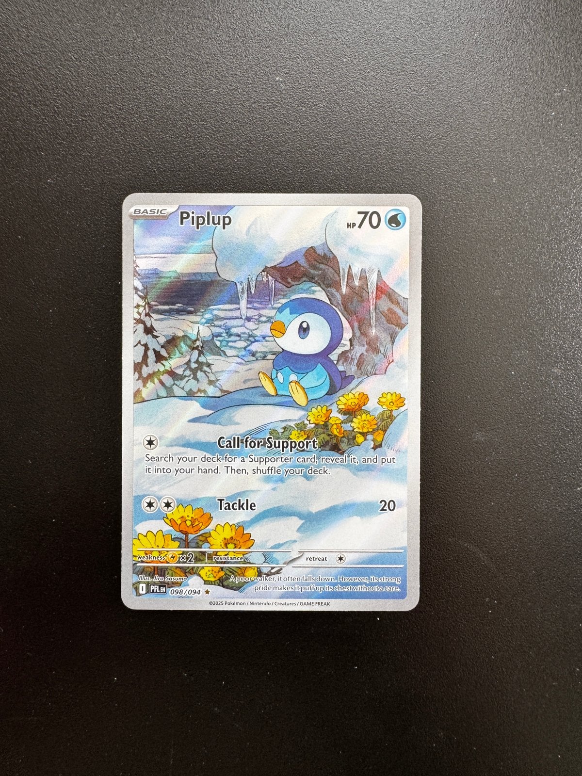 Piplup IR 098/094 Phantasmal Flames Pokémon, Enlèvement ou Envoi, Neuf, Cartes en vrac, Foil