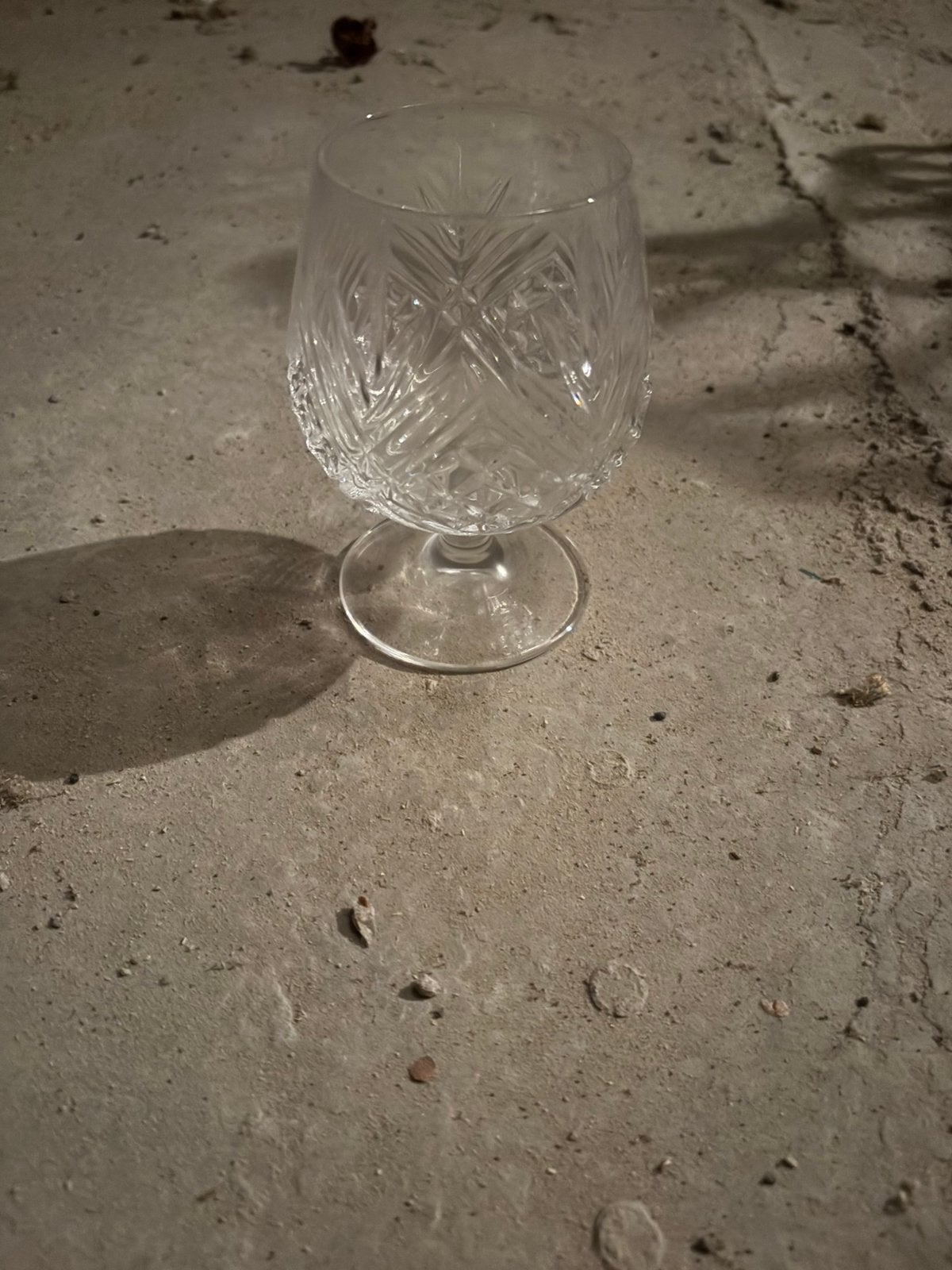 Geslepen kristal glazen, Ophalen of Verzenden, Zo goed als nieuw
