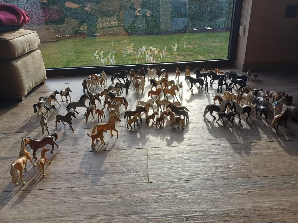 Verzameling Schleich paarden, Ophalen, Gebruikt