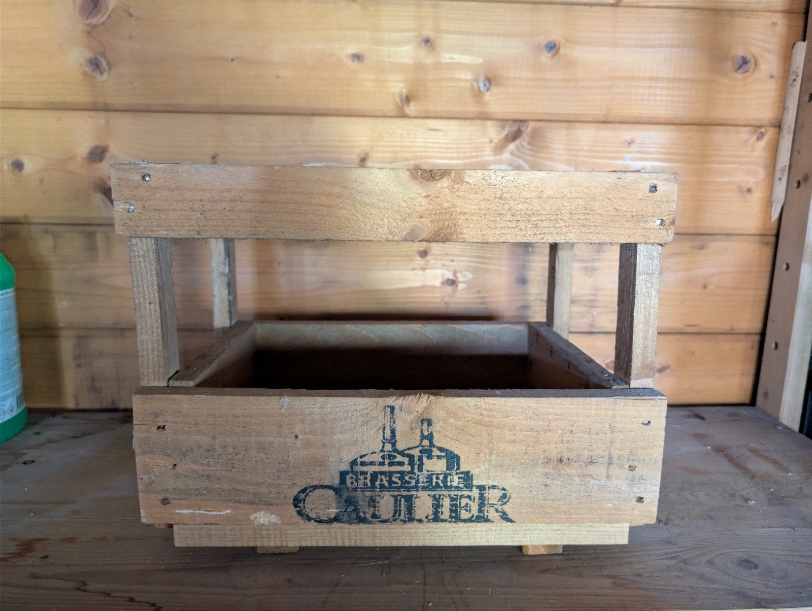 Stoere houten krat, Huis en Inrichting, Ophalen