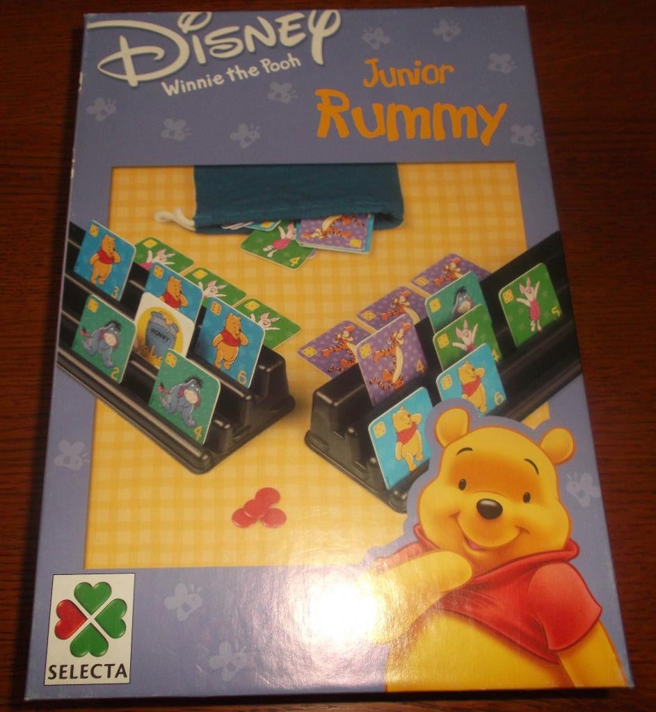 Disney Junior Rummy Winnie the Pooh (nieuw), Trois ou quatre joueurs, Enlèvement, Neuf, Selecta