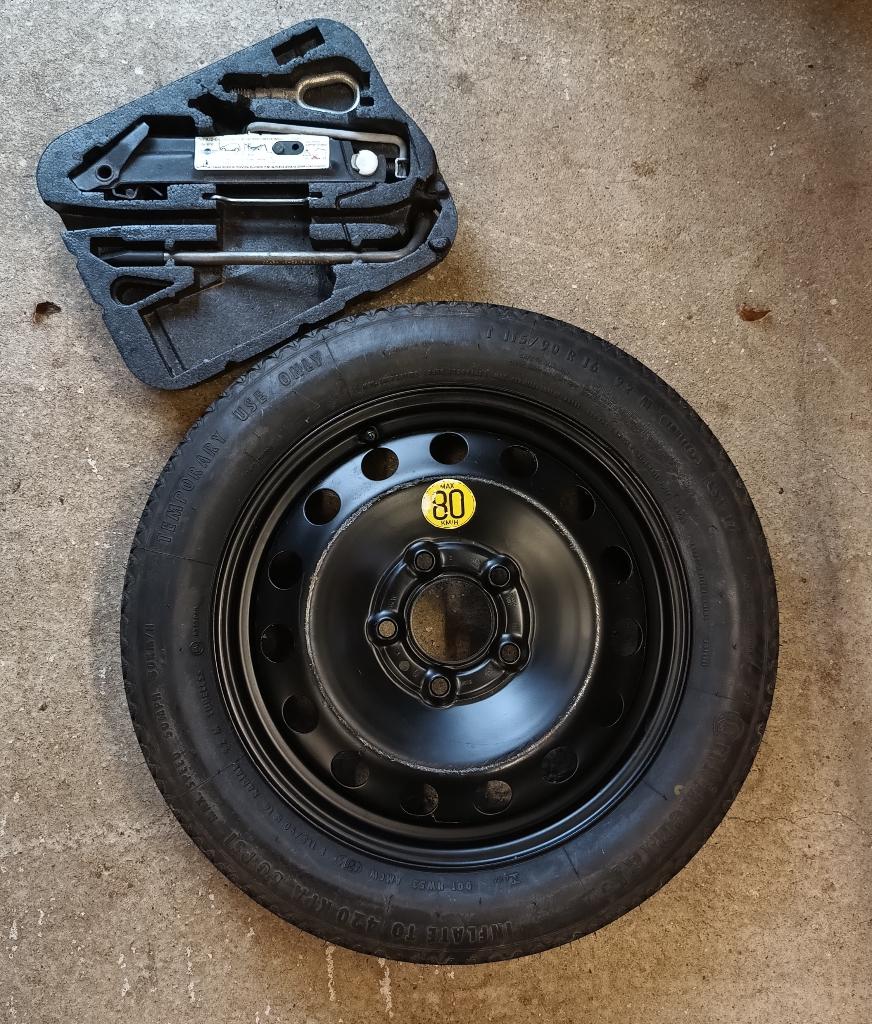Noodwiel / thuiskomertje BMW 1, Auto-onderdelen, Banden en Velgen, Ophalen, Overige, 16 inch, Banden en Velgen