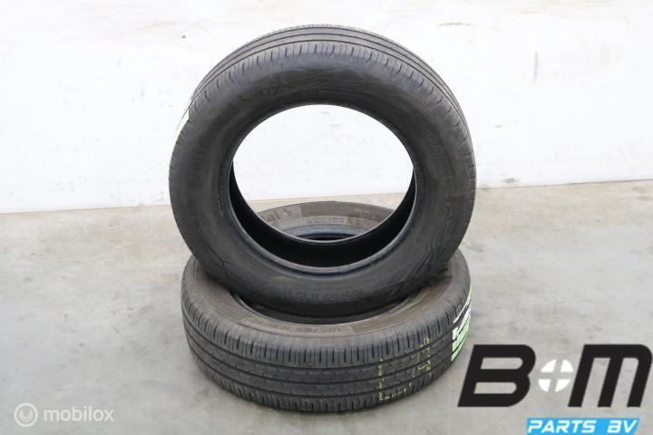 2 x 1856515 88H Conti EcoContact 6 met 4mm 185 65 15, Auto-onderdelen, Banden en Velgen, Gebruikt, 15 inch, 185 mm, Band(en)