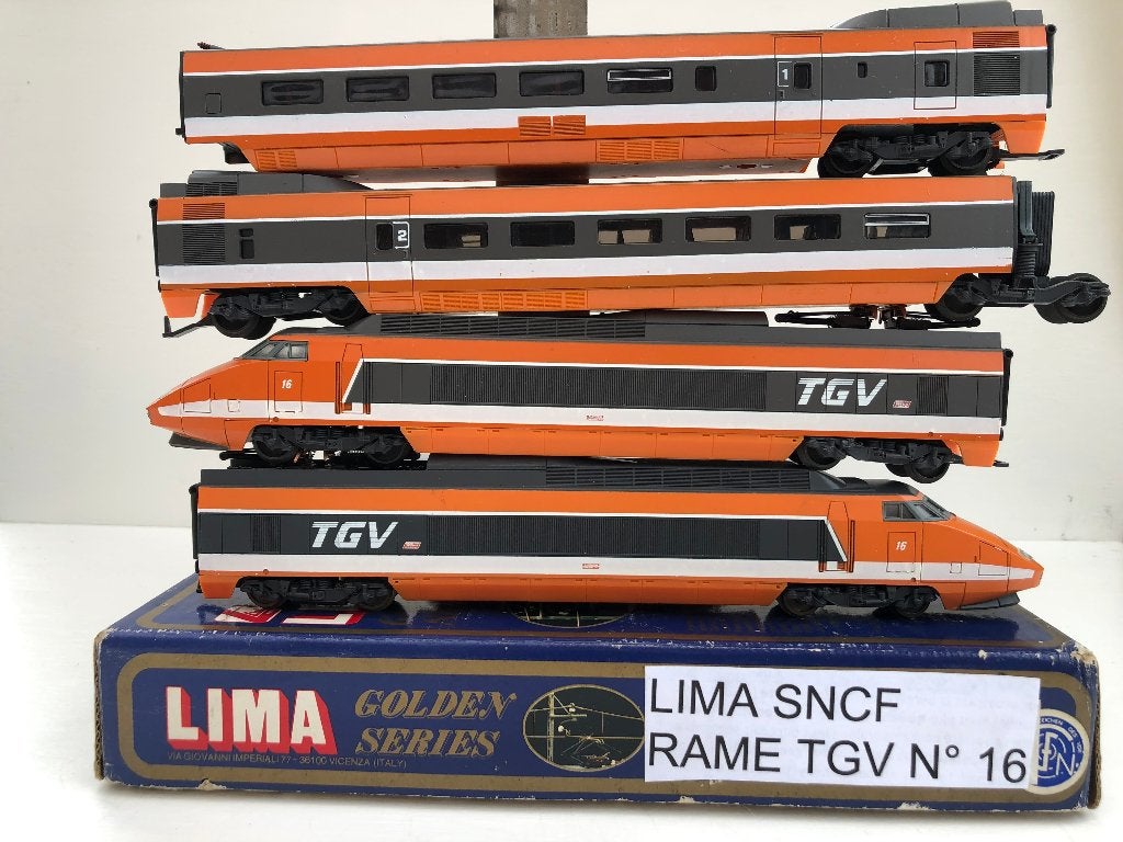 LIMA SNCF TGV DU SUD EST RAME N16 HO, Analogique, Lima, Envoi, Courant continu