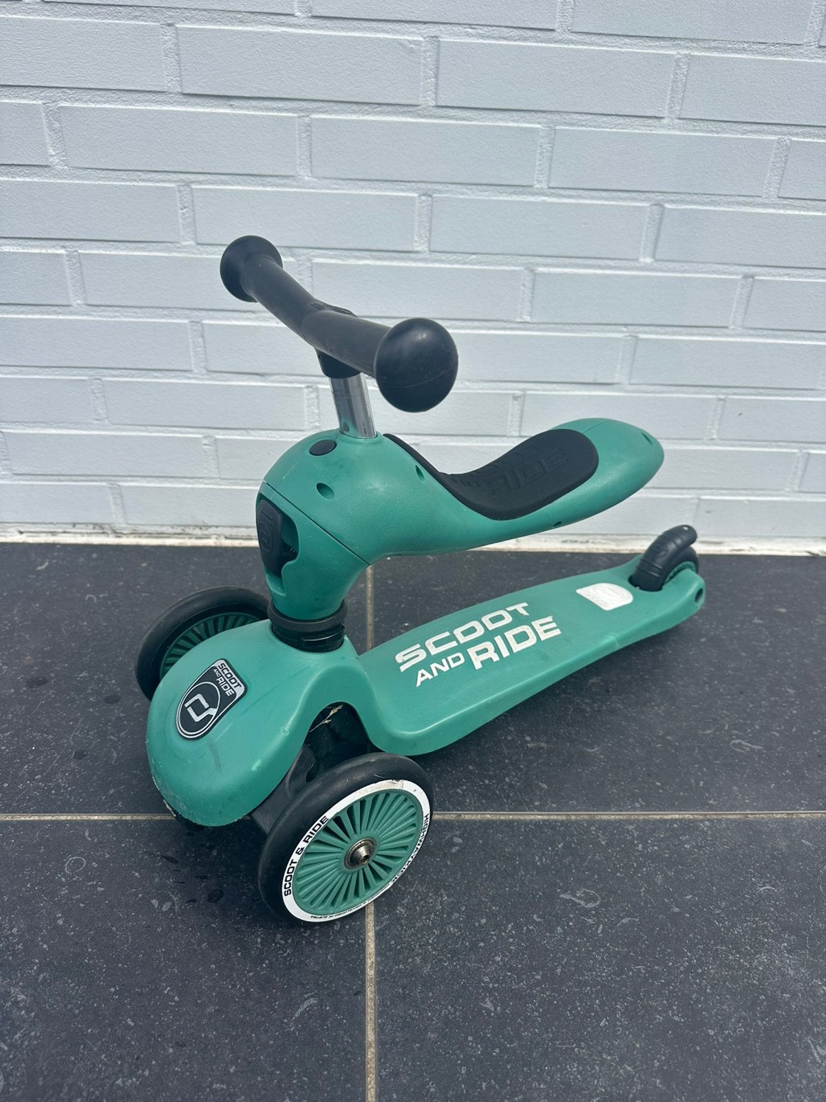Scoot and ride Highwaykick 1 Loopfiets en step, Kinderen en Baby's, Ophalen, Gebruikt, Loopfiets