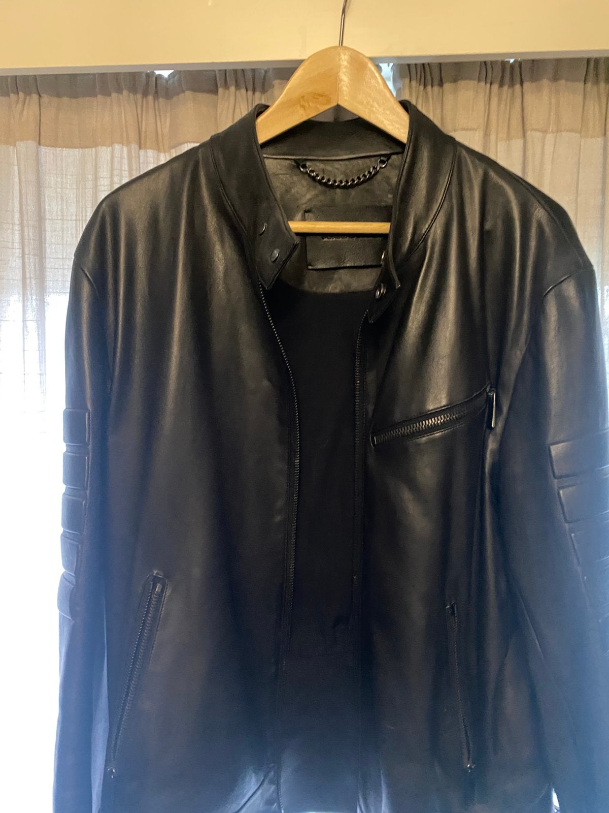 Lederen jas porsche design, Ophalen of Verzenden, Zo goed als nieuw, Maat 52/54 (L)