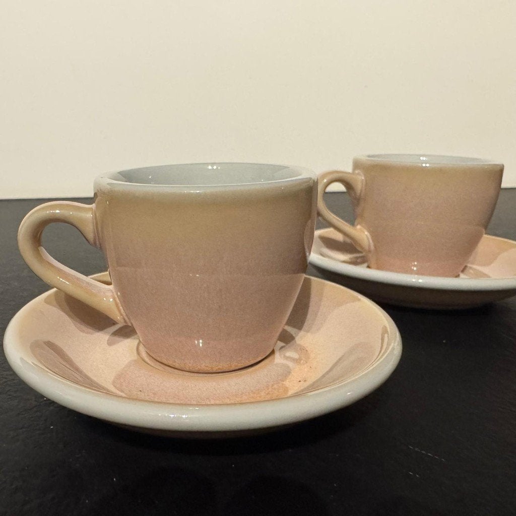 6 x Loveramics Egg espressokop met schotel, Huis en Inrichting, Ophalen of Verzenden, Zo goed als nieuw, Porselein