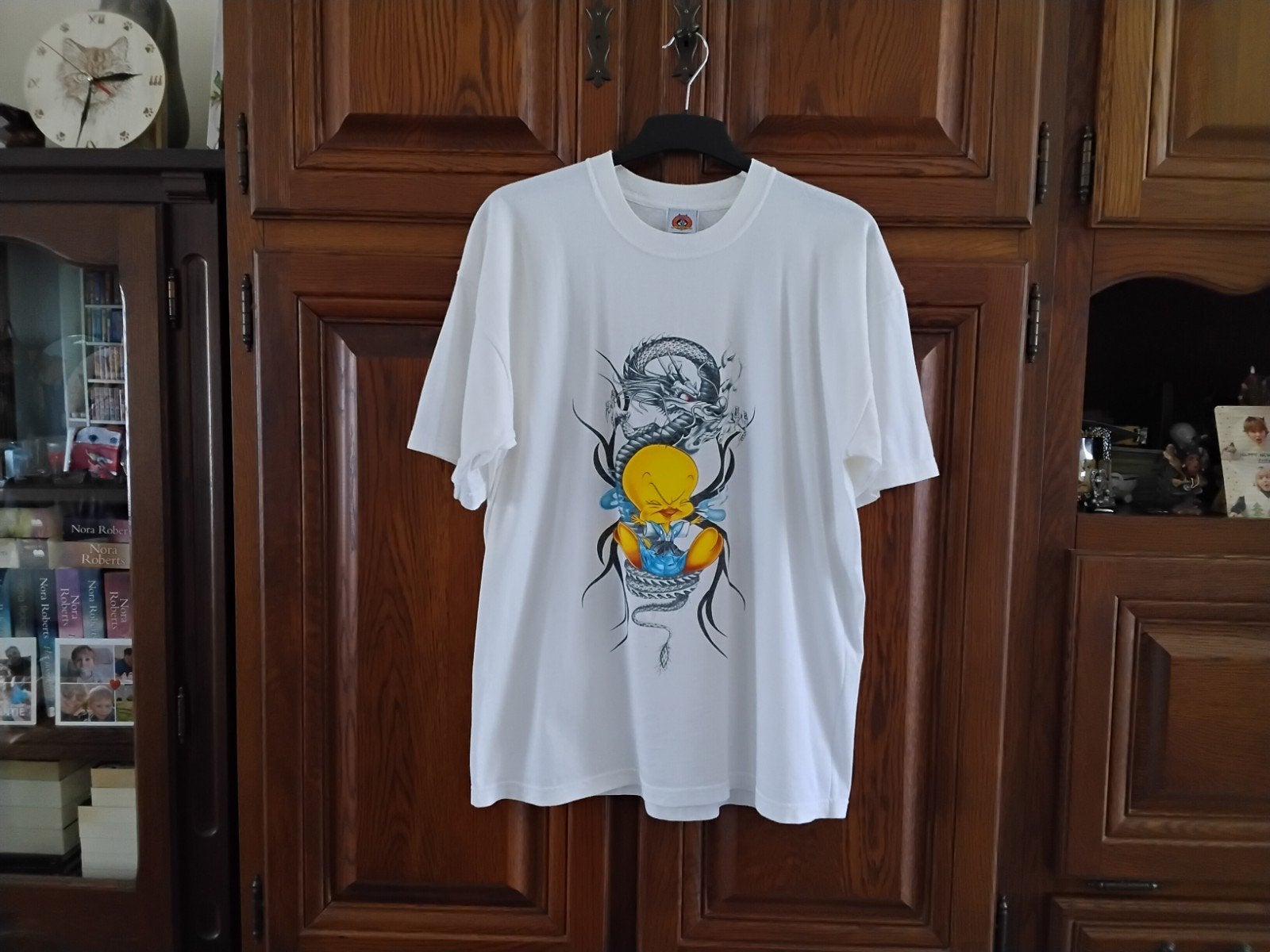 Mooie T-shirt Looney Tunes (WB), Ophalen, Maat 46/48 (XL) of groter, Blauw