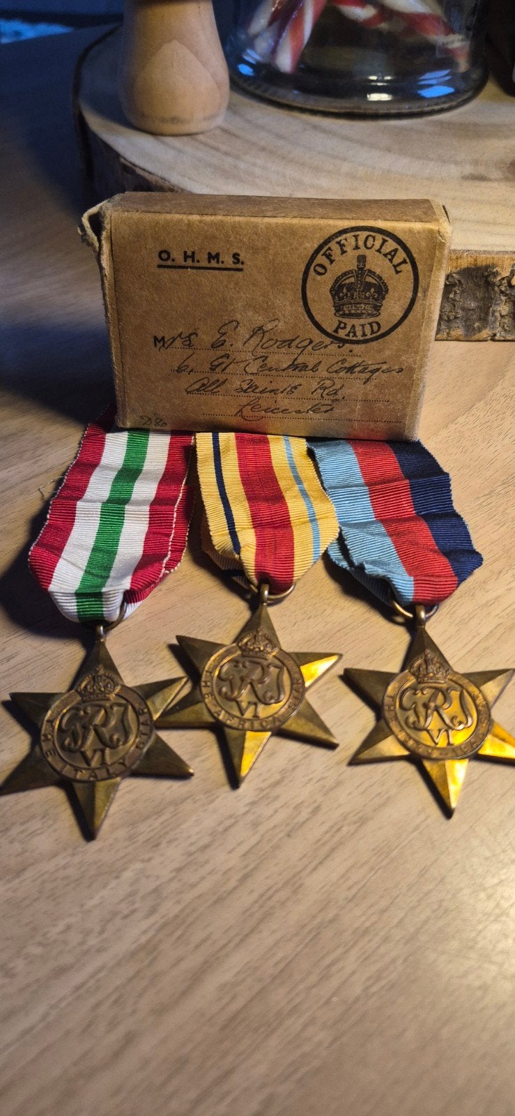 Ensemble de médailles britanniques de la Seconde Guerre mond, Enlèvement ou Envoi