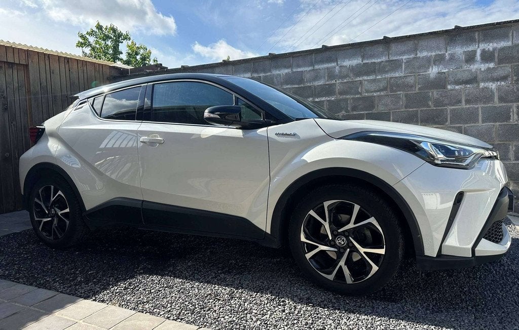Toyota C-HR 2.0i Hybrid Keyless Led Navi Leder ACC Full Opti, Auto's, Gebruikt, Zwart, 4 cilinders, Overige brandstoffen