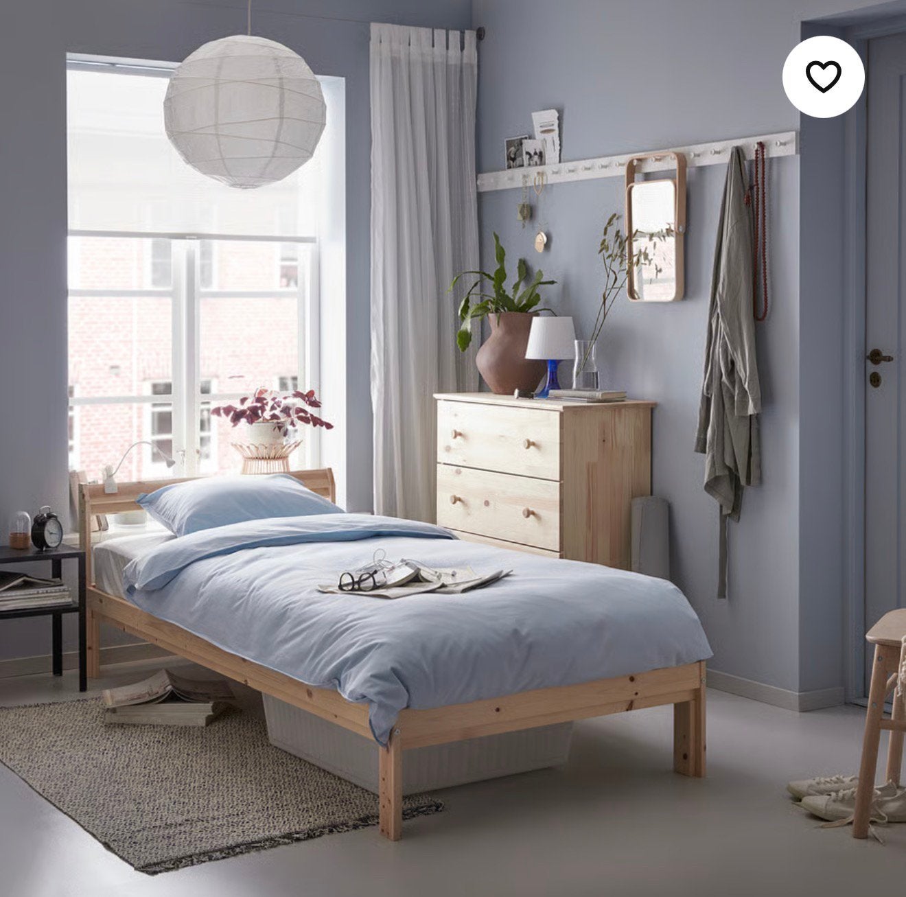 nouveau lit simple ikea, Maison & Meubles, Enlèvement, Comme neuf