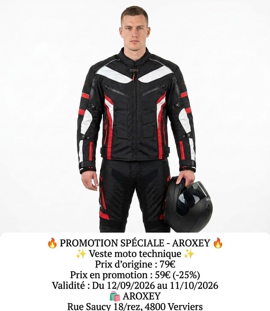 veste de Moto textile cordura 600D neuf CE protecteurs, Envoi, Neuf, avec ticket, Manteau | tissu