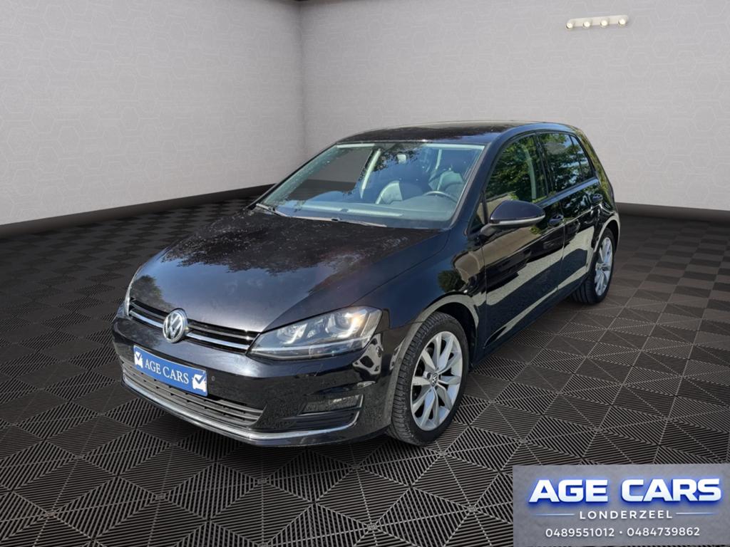 Volkswagen Golf 7, 1.4 TSI DSG automatisch, Euro 5, Zwart, 4 cilinders, Leder en Stof