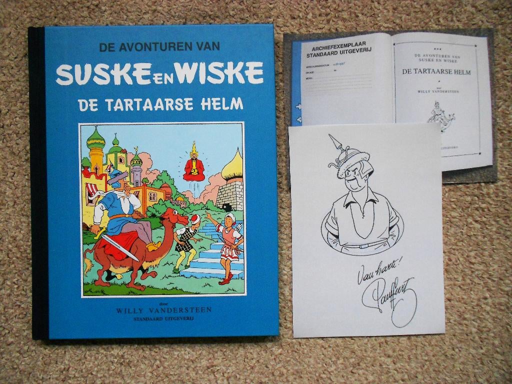 Suske en Wiske 3 Klassiek - De Tartaarse Helm + tek P Geerts, Boeken, Stripverhalen, Willy Vandersteen, Eén stripboek, Nieuw, Ophalen of Verzenden
