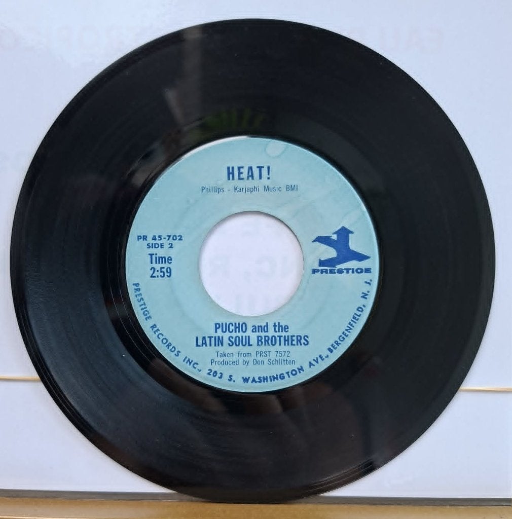 Pucho & The Latin Brothers - Heat! - Georgia On My Mind, Pressage original, Enlèvement ou Envoi, 7 inch, Utilisé
