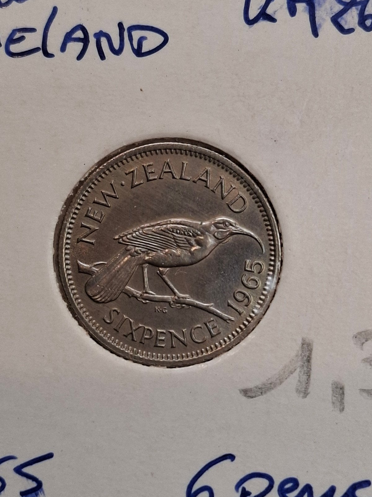 new zealand 6 pence 1965 km26.2 unc, Enlèvement ou Envoi