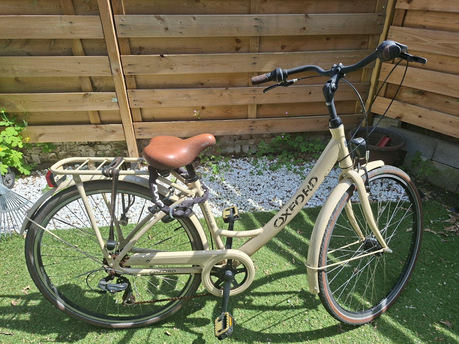 oxford dammesfiets, Ophalen