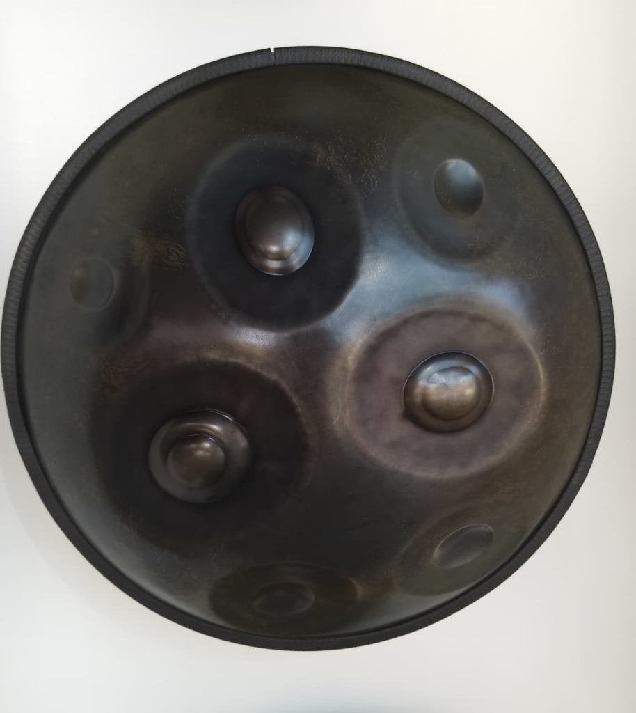 Handpan Costum made 12 notes d mineur 440 hz, Musique & Instruments, Enlèvement ou Envoi, Utilisé, Percussion mélodique