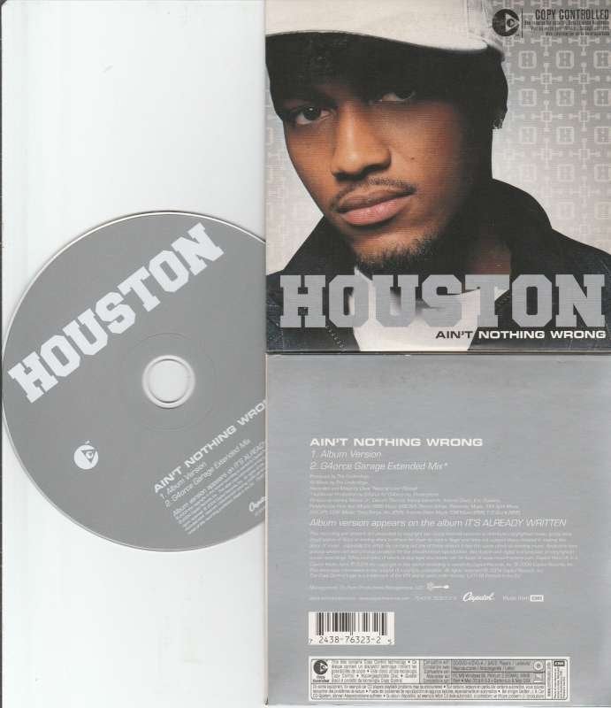 CD single Houston - Ain’t nothing wrong, CD & DVD, Enlèvement ou Envoi, Comme neuf, Hip-hop et Rap