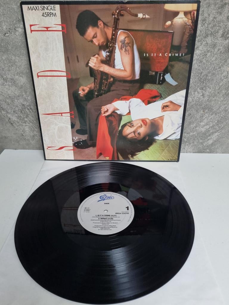 Sade Is It A Crime, Cd's en Dvd's, Vinyl | Pop, Ophalen