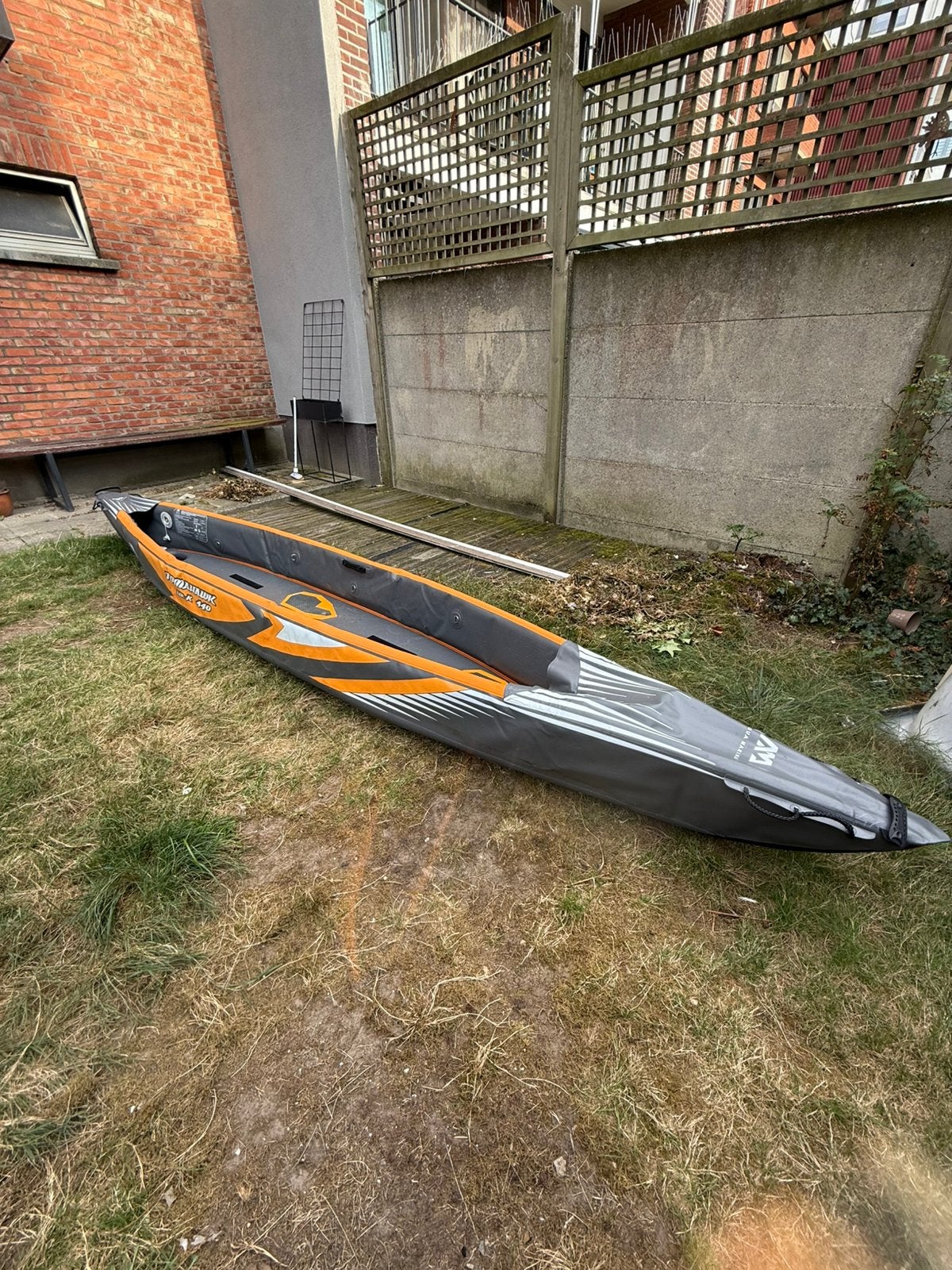 Aqua Marina Tomahawk AIR-K 440 – opblaasbare kajak, Watersport en Boten, Kajaks, Ophalen, Opblaasbaar, Zo goed als nieuw, 2-persoons