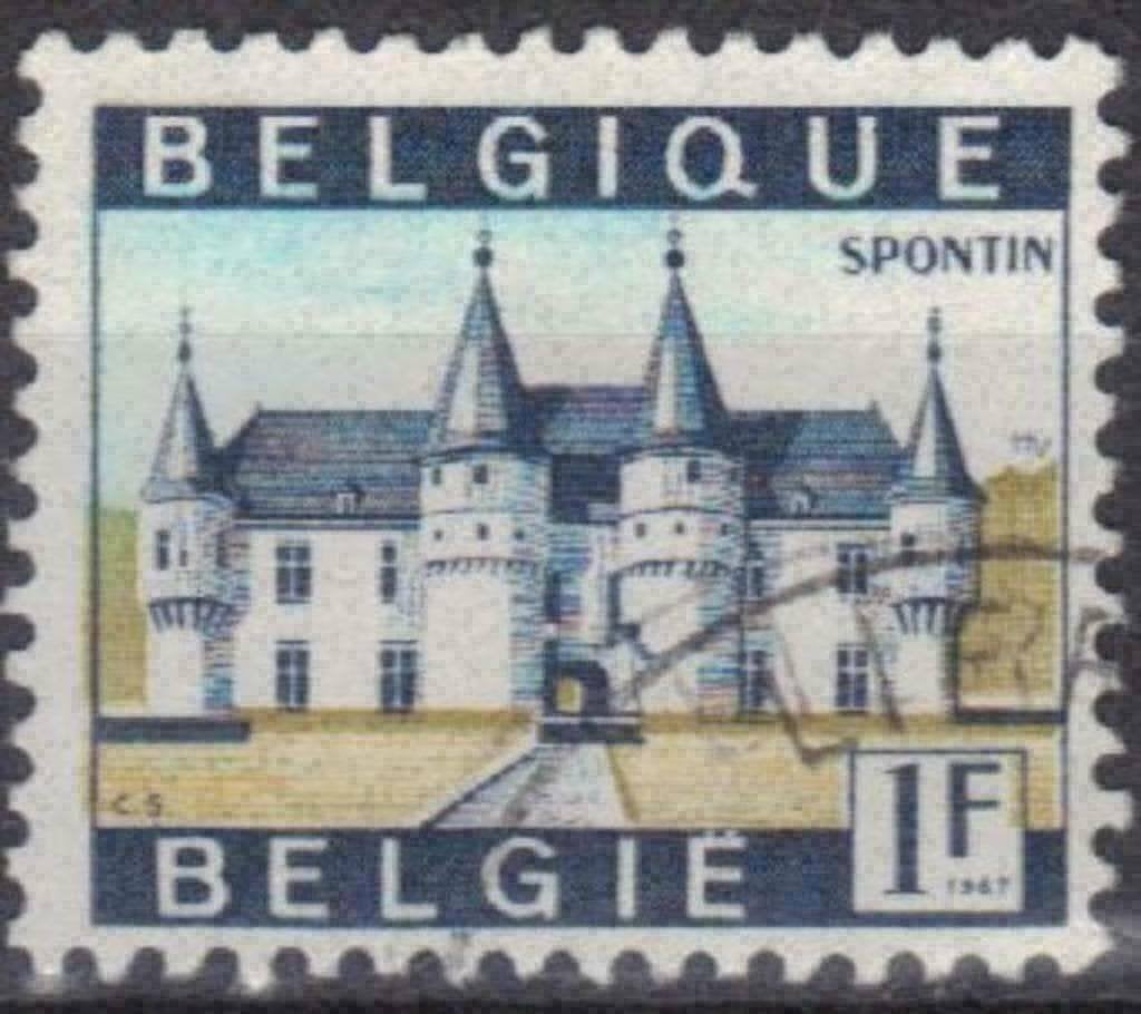 Belgie 1967 - Yvert/OBP 1423 - Toerisme - Spontin (ST), Verzenden, Gestempeld, Gestempeld