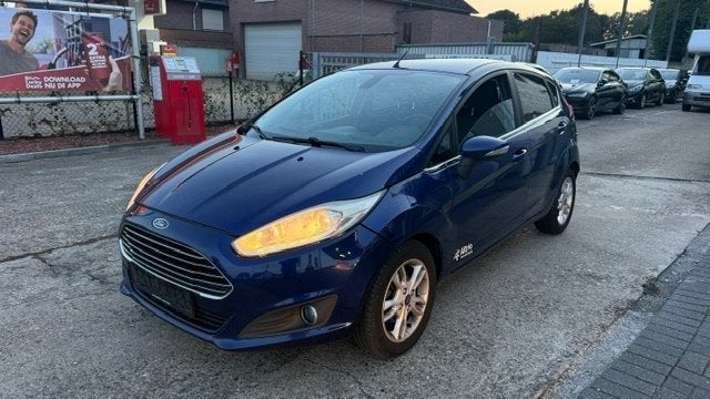 Ford Fiesta ECOBOOST BENZINE AUTOMAAT! KOOPJE!, Auto's, Automaat, Stof, Euro 6, Blauw