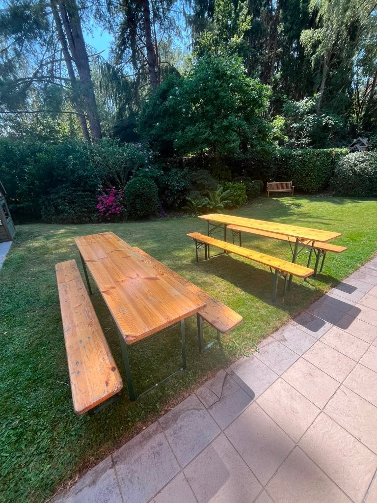 Set biertafel/plooitafel met bijhorende bierbanken, Enlèvement, Utilisé, Autres types