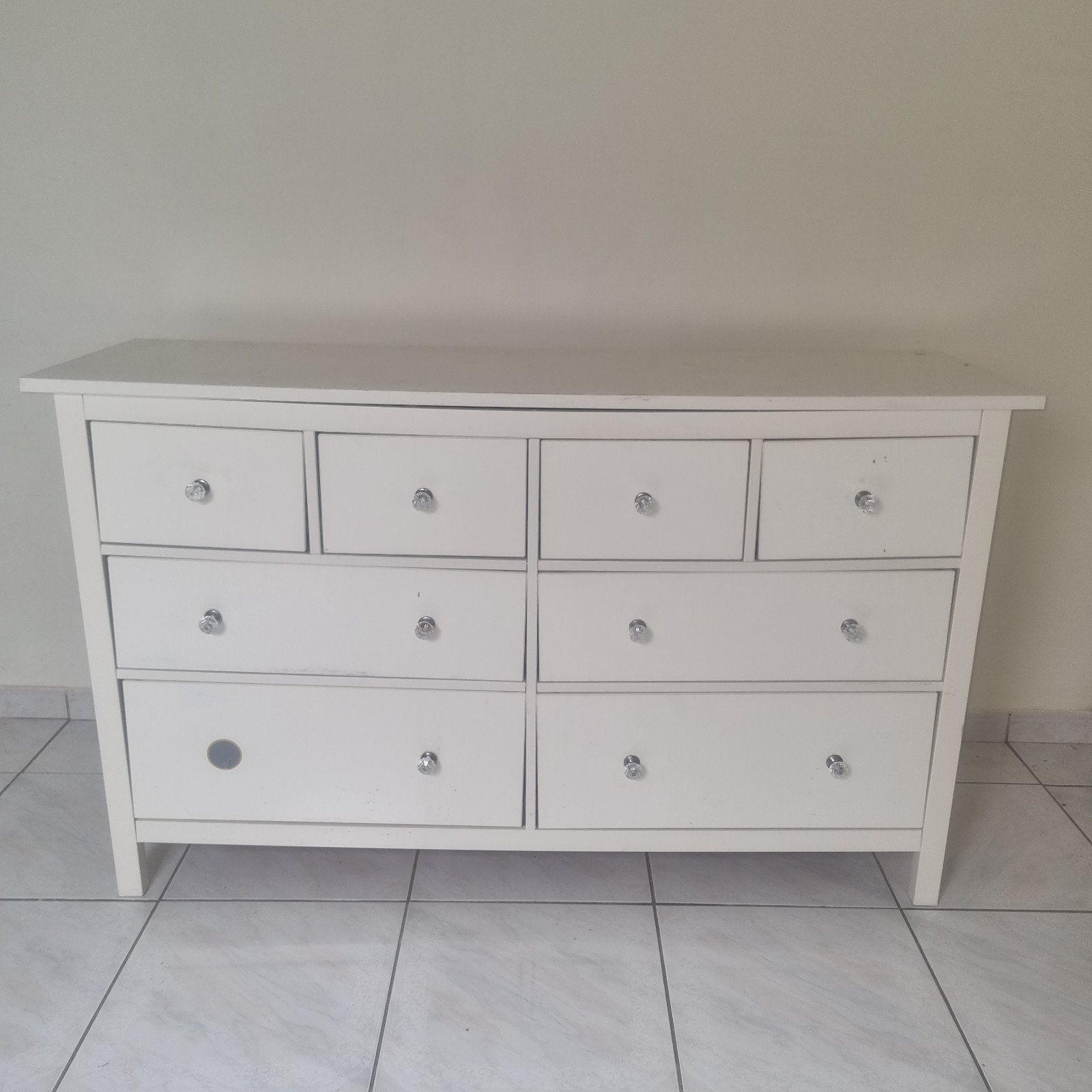 HEMNES ladekast 8 lades, 5 tiroirs ou plus, Enlèvement, Utilisé