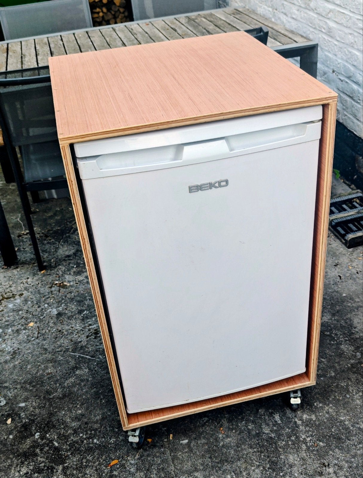 Mobiele frigo Beko (op wielen), Elektronische apparatuur, Koelkasten en IJskasten, Ophalen, Gebruikt, Zonder vriesvak