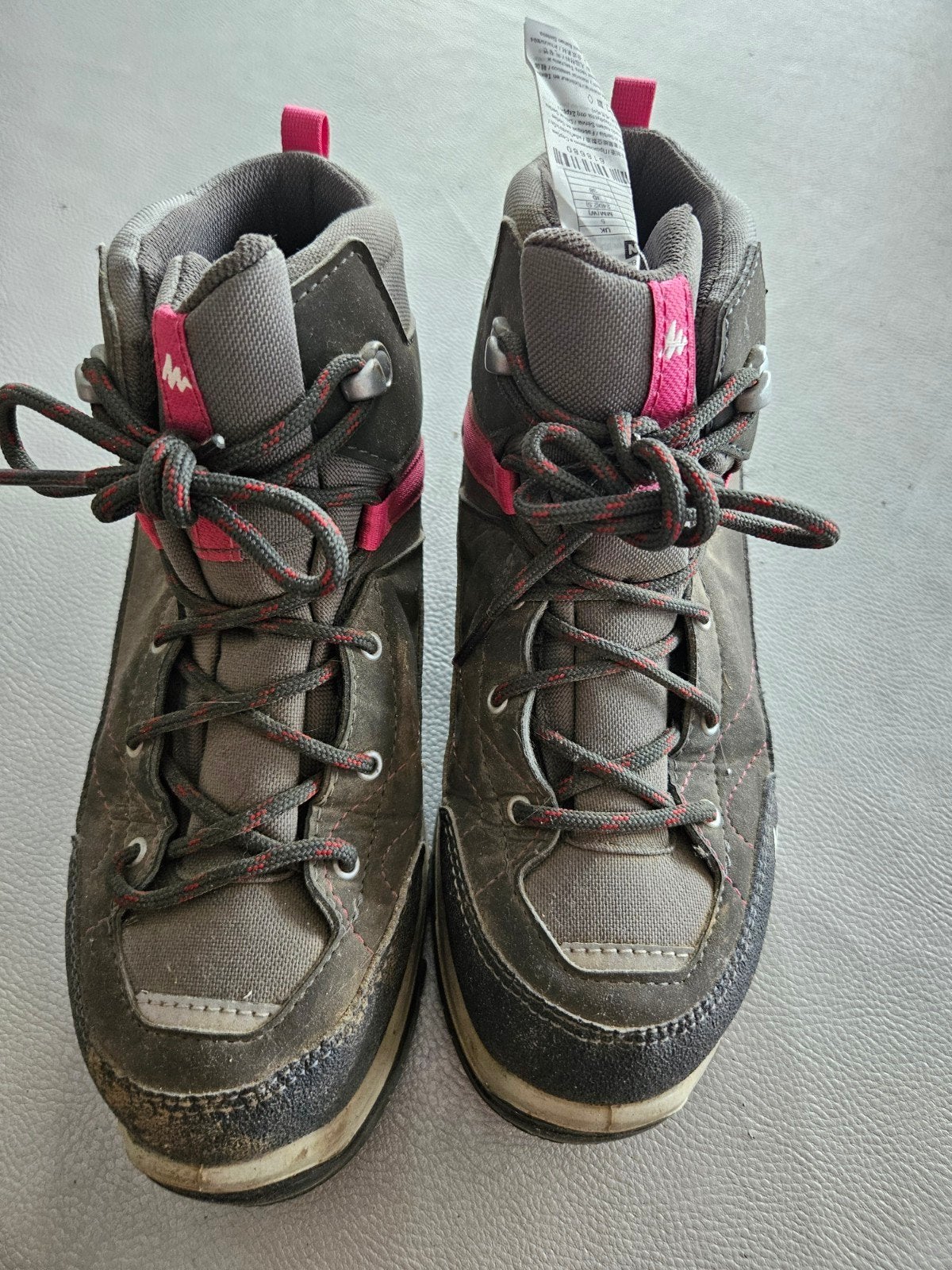 Chaussures de randonnée scouts pointure 38 grises et roses, Enlèvement, Chaussures