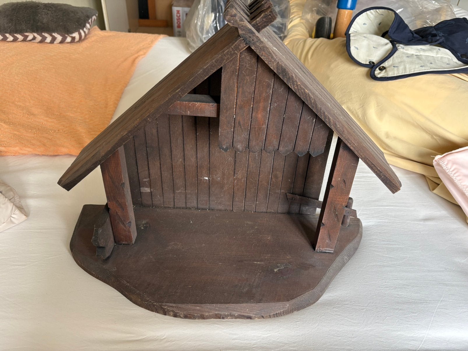 Support en bois pour crèche, Divers, Noël, Enlèvement, Comme neuf